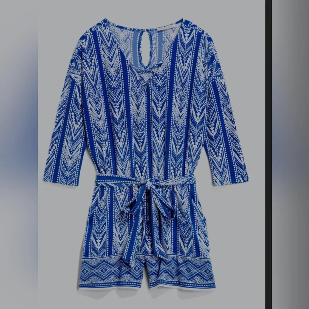 Market & Spruce Fraya Knit Romper – Size Medium - Picture 1 of 6